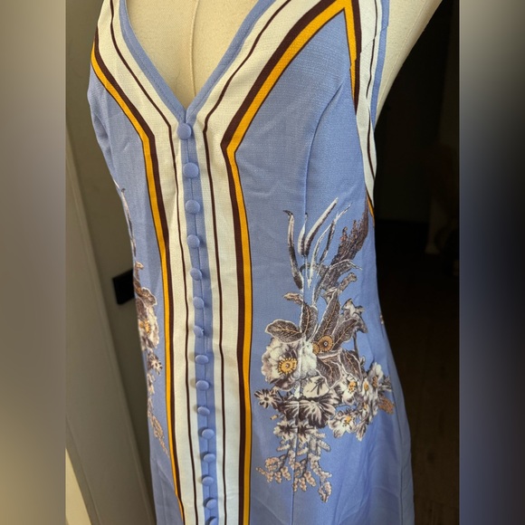 NWT | Commense | Casual Floral Printed Halter Long Dress | Sz M - Picture 5 of 10